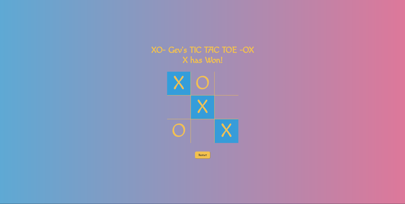 tic tac toe